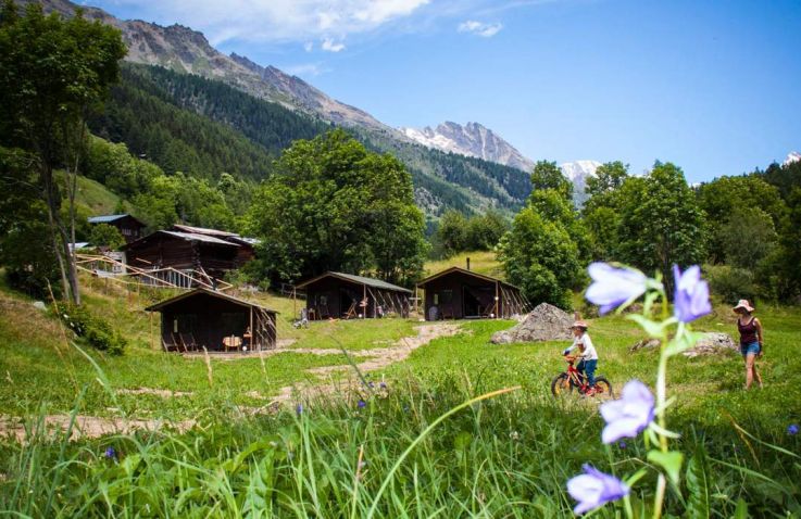 Wallis - Lodgezelte Schweiz - Wiesenbett