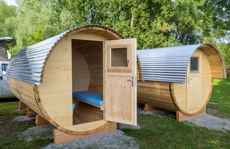 Camping Hegne - Holzhäuser am Bodensee