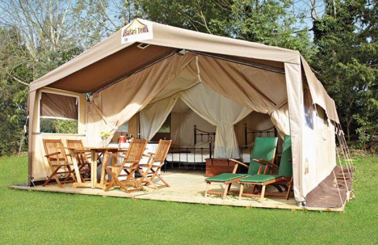 Camping Herbolzheim - luxuriöse Eurocamp-Safarizelte in Baden-Württemberg