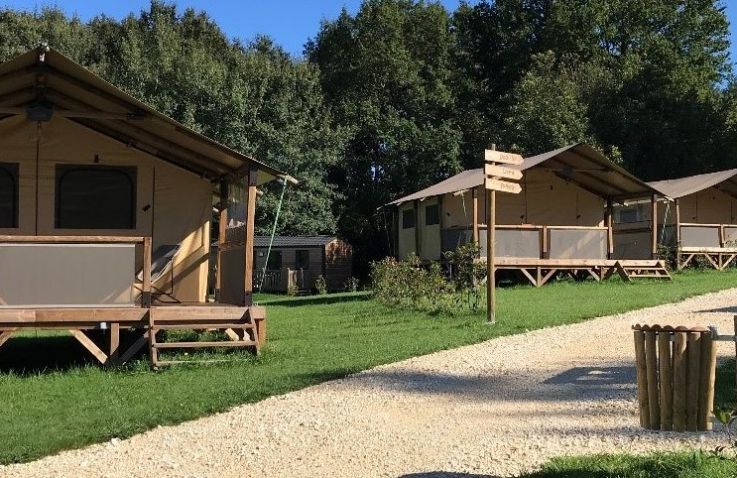 Camping Le Domaine du Bois Coquet - Lodgezelte in Dordogne